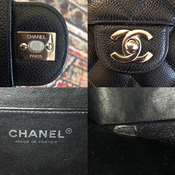 SOLD***Chanel Vintage Classic Jumbo Caviar Flap - Picture 13 of 13